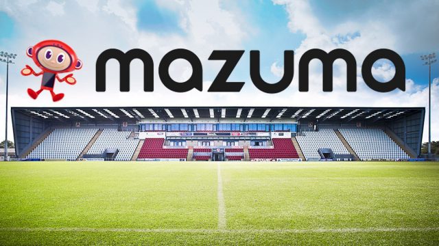 Mazuma – the new stadium sponsor for Morecambe FC!